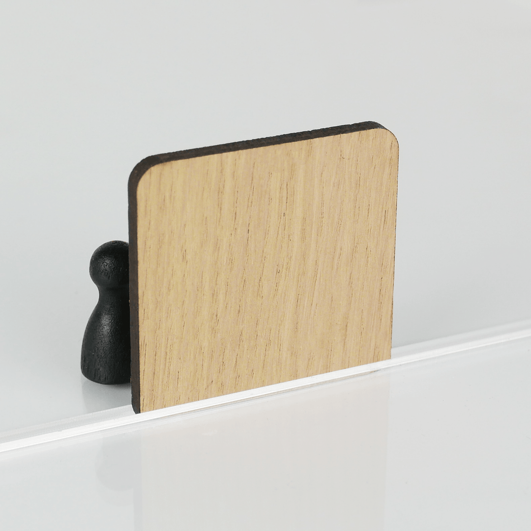 Gefineerd Eikenhout Enkelzijdig - Het Laser Lokaal