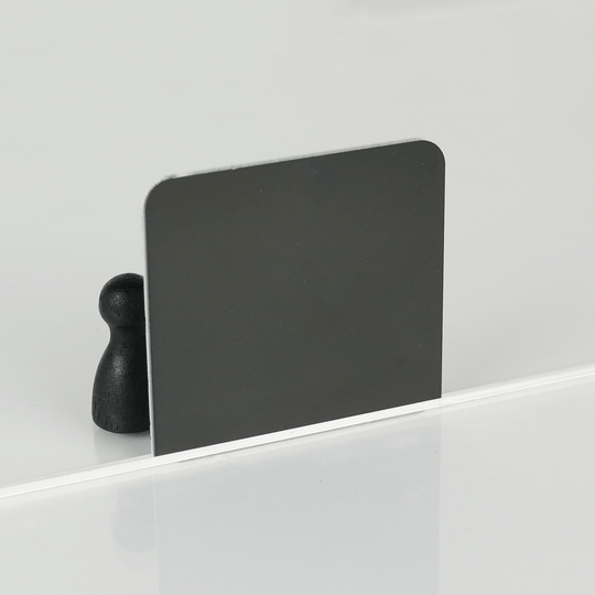 Graveerplaat zwart/wit - Het Laser Lokaal