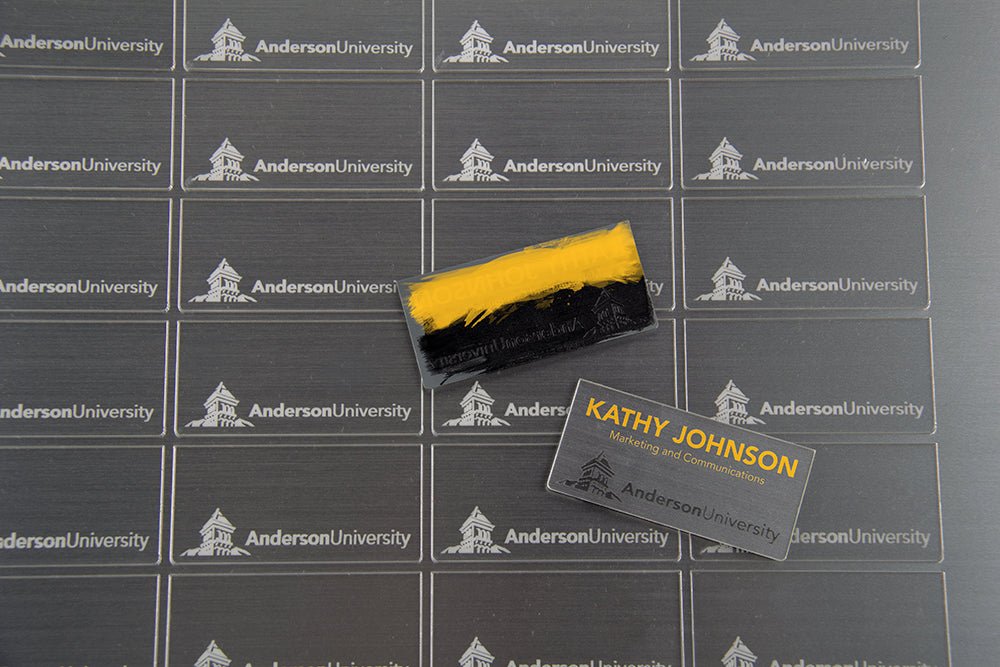 Graveerplaat zwart/wit - Het Laser Lokaal