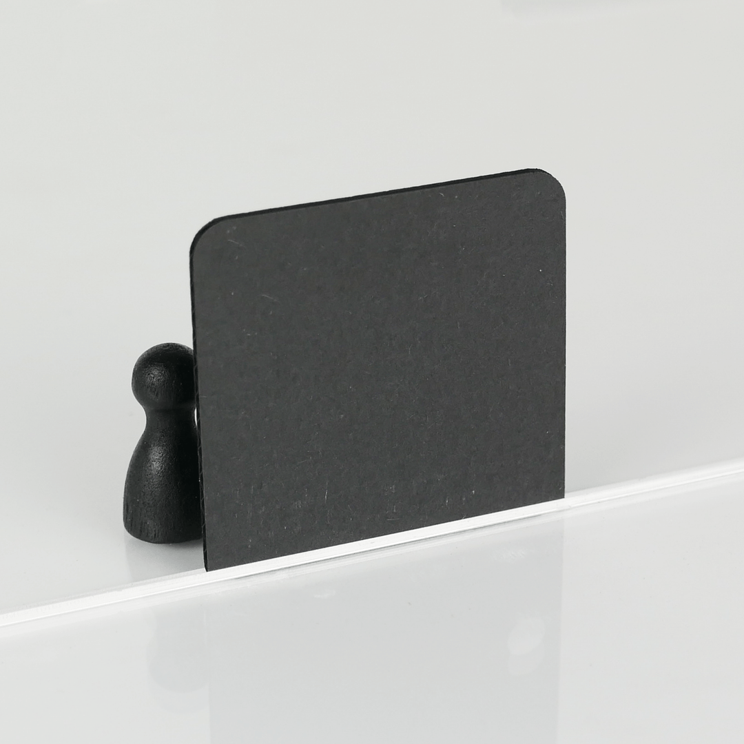 Microgolfkarton zwart - Het Laser Lokaal