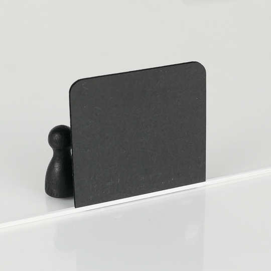 Microgolfkarton zwart - Het Laser Lokaal