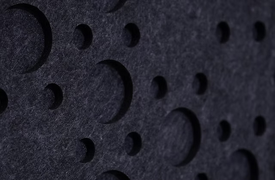 Polyester (PET) felt black