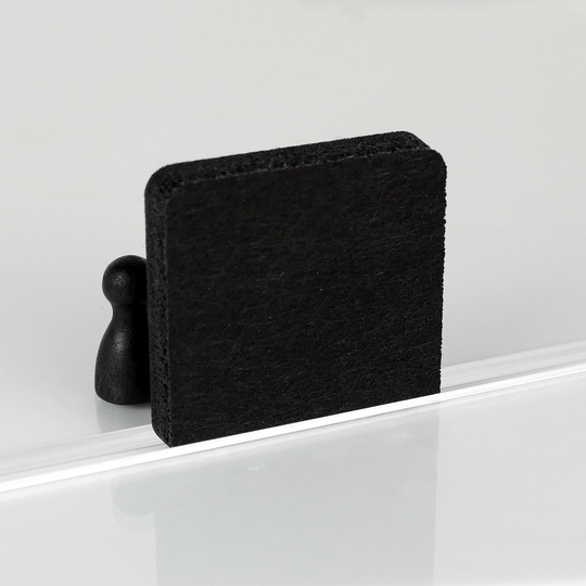 Polyester (PET) vilt zwart - Het Laser Lokaal