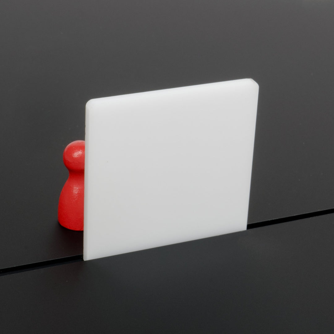 Melkwit opaal acrylaat (lichtdoorlatend) - Het Laser Lokaal