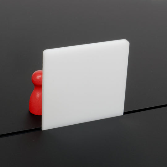 Melkwit opaal acrylaat (lichtdoorlatend) - Het Laser Lokaal