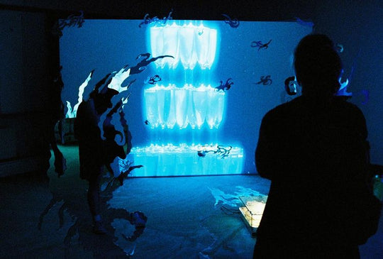 Spiegel kunstinstallatie - Het Laser Lokaal