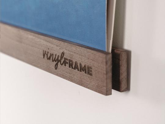 Vinyl frame product logo