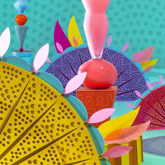 Vlisco set decor - Het Laser Lokaal