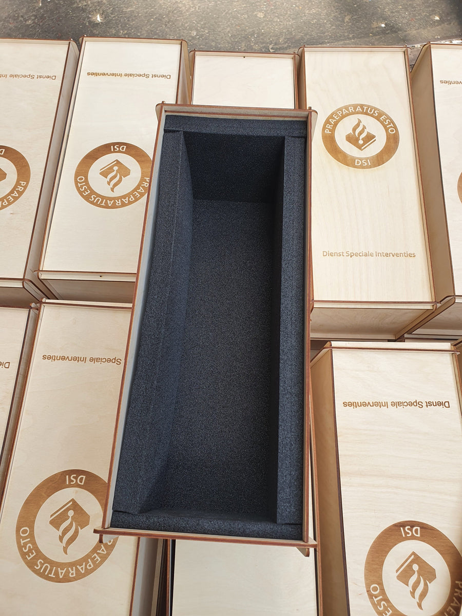 Gift box with foam inlay